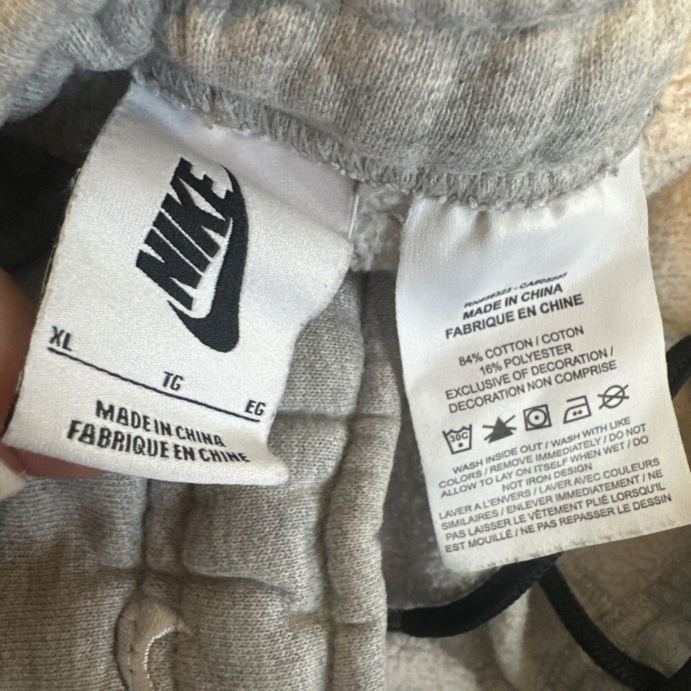RARE Nike Lab Sweatpants All Over Mini Swoosh Logo Embroidered Joggers XL - Picture 8 of 8